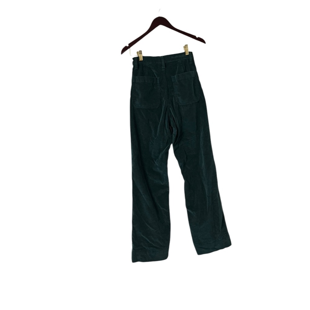 FAVORITE DAUGHTER Misha Super High Rise Wide Leg Hayward Green Corduroy Pants - Picture 8 of 8